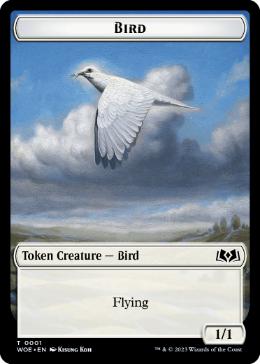 001)《鳥トークン/Bird Token》[WOE] 白 | 日本最大級 MTG通販サイト