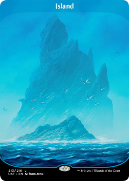 Foil】□フルアート□《島/Island》[UST] 土地 | 日本最大級 MTG通販