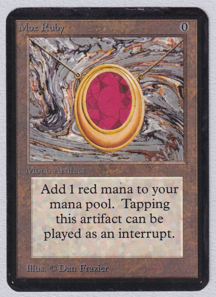 Mox Ruby》[LEA] 茶R | 日本最大級 MTG通販サイト「晴れる屋」