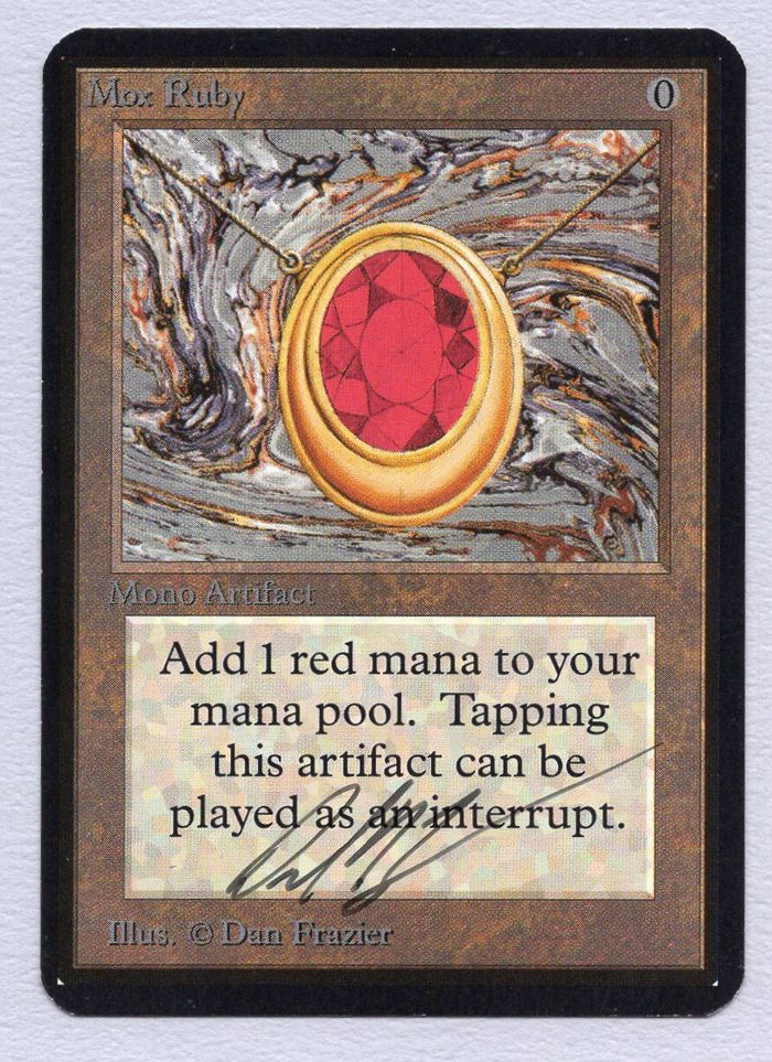 Mox Ruby》[LEA] 茶R | 日本最大級 MTG通販サイト「晴れる屋」