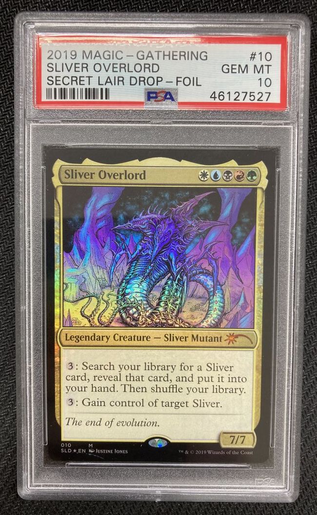 Foil】(010)《スリヴァーの首領/Sliver Overlord》[SLD] 金R | 日本