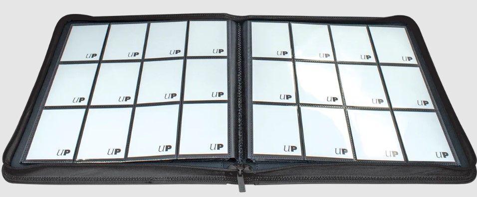 ウルトラ・プロ Vivid 12-Pocket Zippered PRO-Binder: Black(#15891