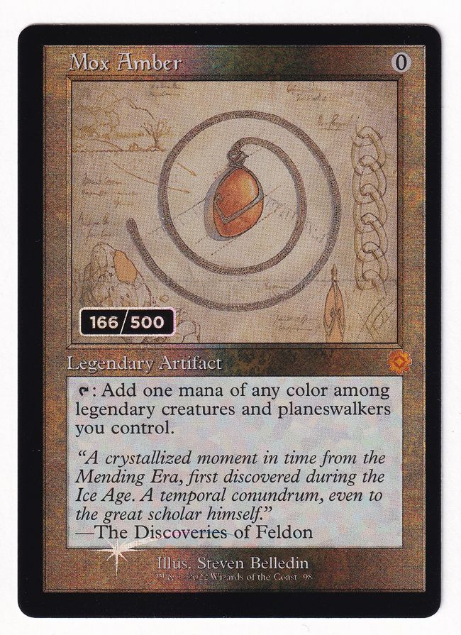 ダブルレインボウ・Foil】(098)□設計図□《モックス・アンバー/Mox