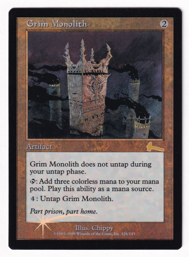 Foil】《厳かなモノリス/Grim Monolith》[ULG] 茶R | 日本最大級 MTG