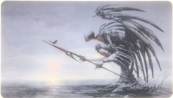 Seb Mackinnon オリジナルプレイマット 《Phyrexian Angel》 P2152