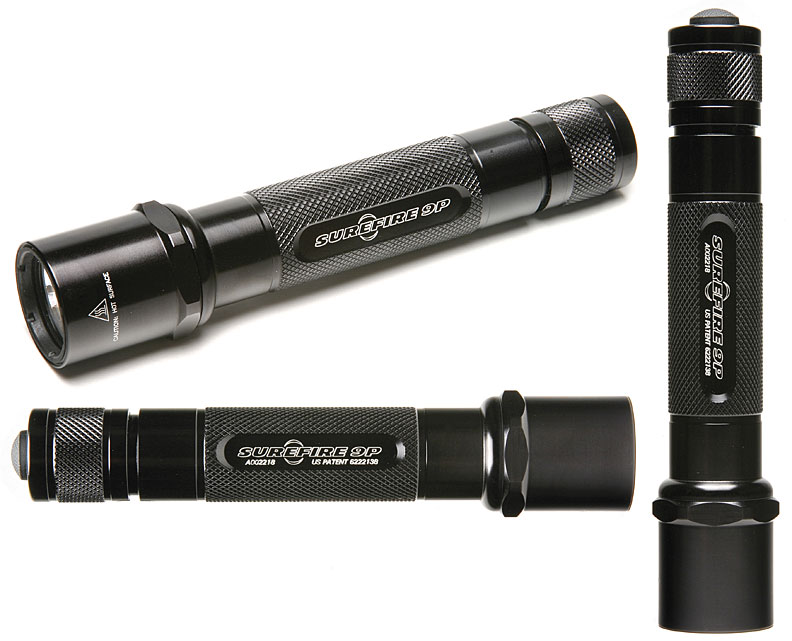 SureFire Black 9P Original Compact Incandescent Flashlight 6.5