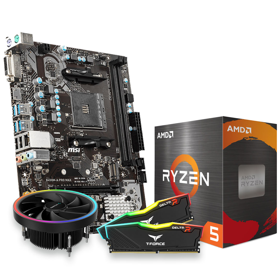 AMD Ryzen 5 5600X Value Gaming Bundle | PC Case Gear
