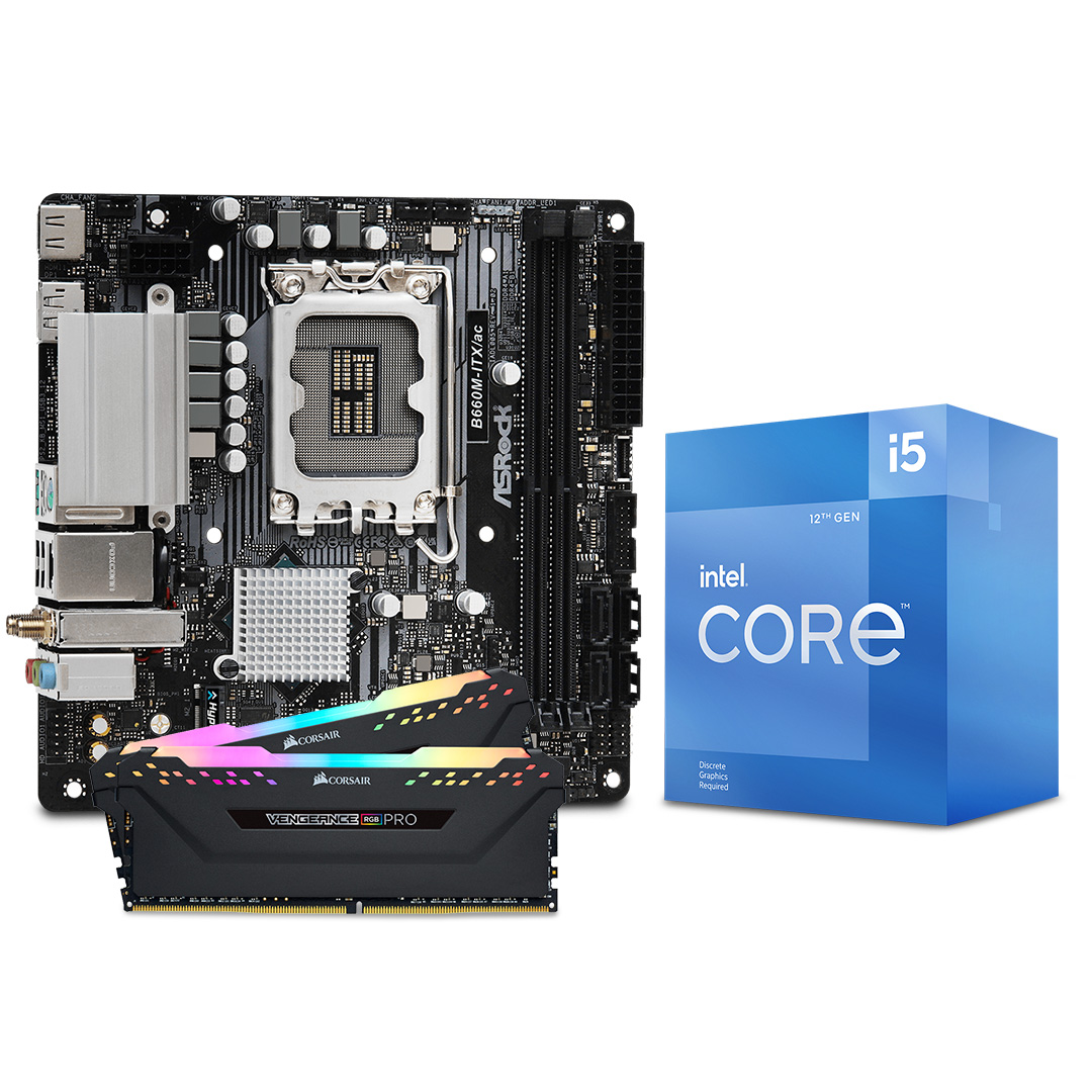 ASRock B660M ITX 12400F Starter Pack | PC Case Gear
