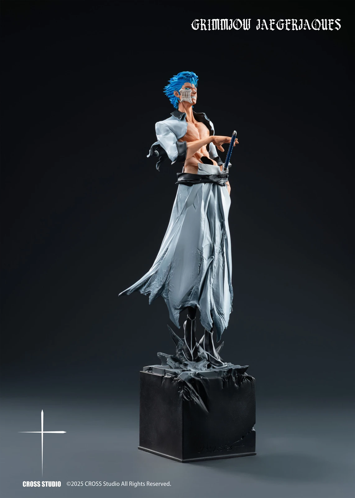 1/6 Scale Grimmjow Jaegerjaquez - Bleach Resin Statue - Cross