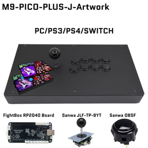 FightBox M9 Arcade Game Controller for PC/PS/XBOX/SWITCH