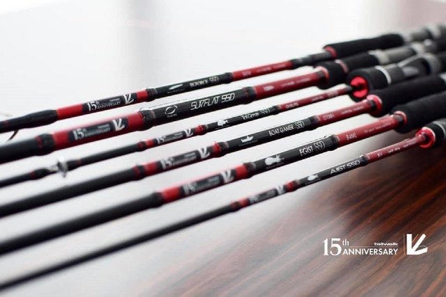 テイルウォークが15周年記念ロッドを発売。このデザインとラインナップ