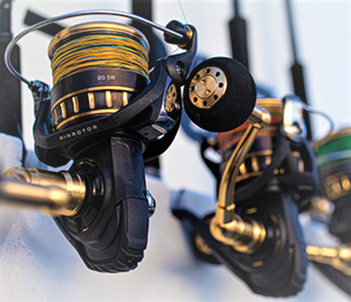 23BG SWは2023年新登場のフルメタルボディ採用スピニングリール