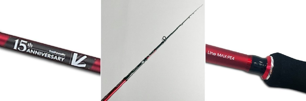 テイルウォークが15周年記念ロッドを発売。このデザインとラインナップ