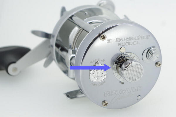 ABU GARCIA Ambassadeur 6500CL Steel #Grey Reels buy at Fishingshop