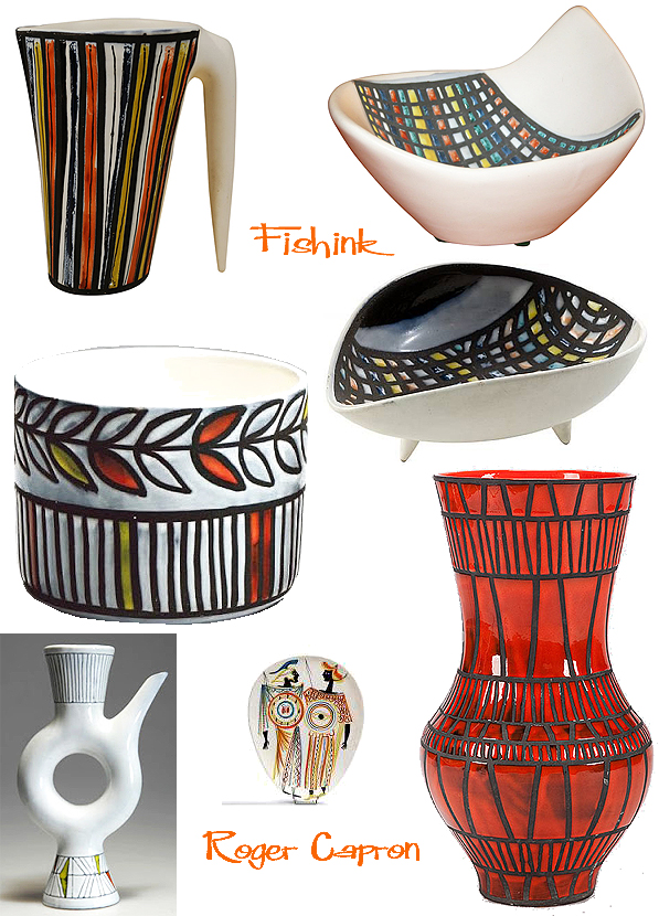 Roger Capron Mid-century Ceramics and Furniture |