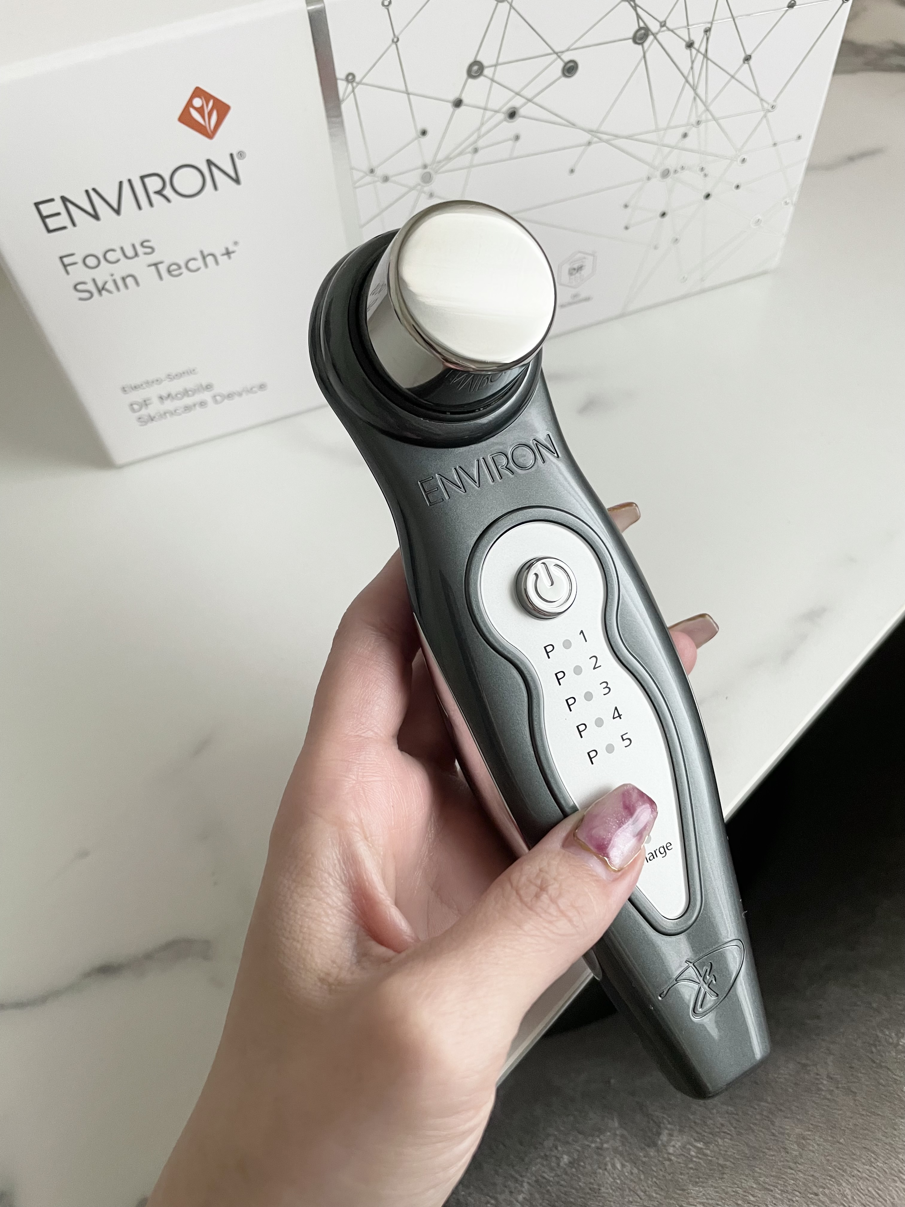 ENVIRON フェイスケアデバイス 充電器・ガイド付属 エンビロン 美顔器
