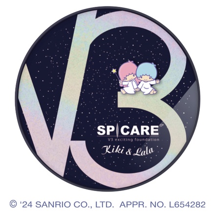 SPICARE / V3 エキサイティング ファンデーション 15g（キキ＆ララ）の