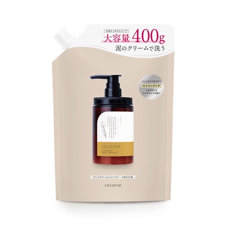 cocone / クレイクリームシャンプーモイスト 400gの公式商品情報｜美容