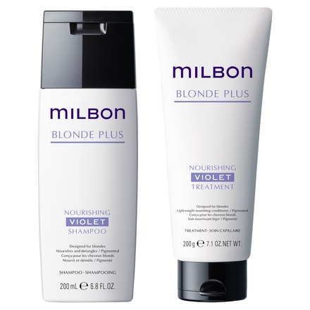 MILBON BLONDE PLUS シャンプー トリートメントセット500ml ミルボン