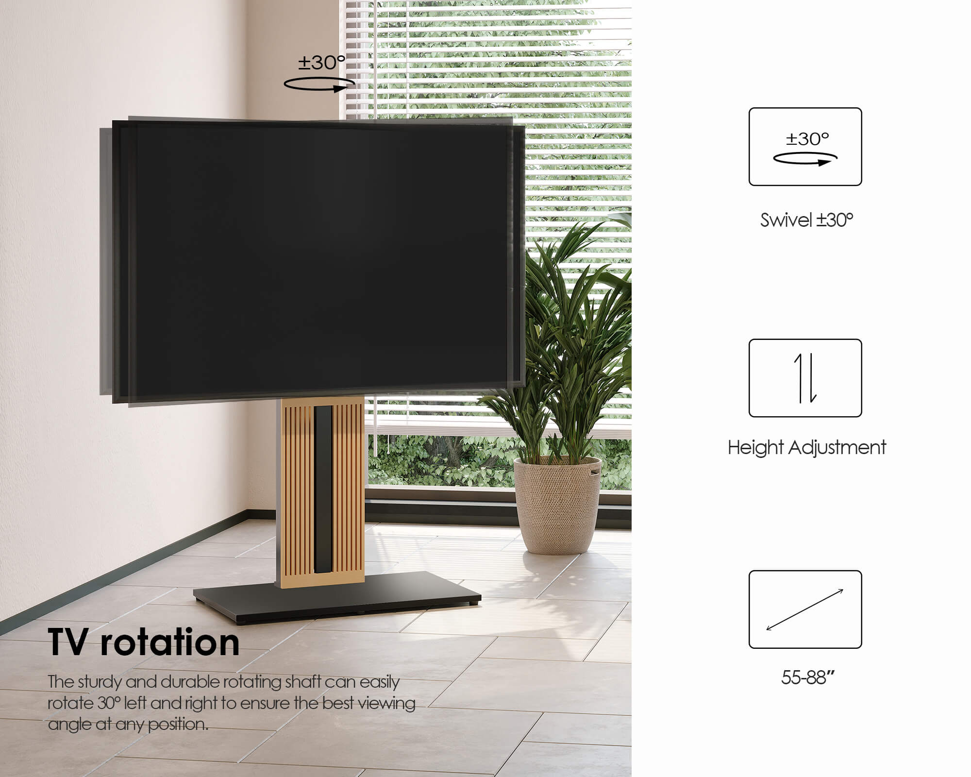 FITUEYES Zen FT88 TV Stand - FITUEYES