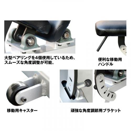 ギャラクシースポーツ パワービルダー アジャスタブルベンチ|国産 施設