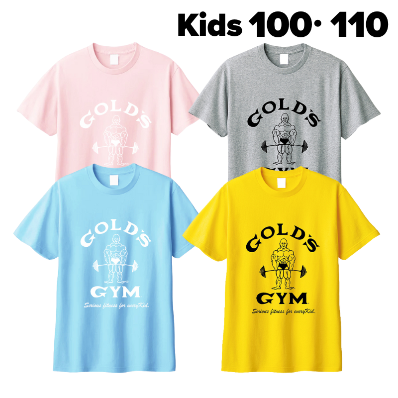 GOLD'S GYM G2229 キッズTシャツ (クラシックジョー) 100cm 110cm