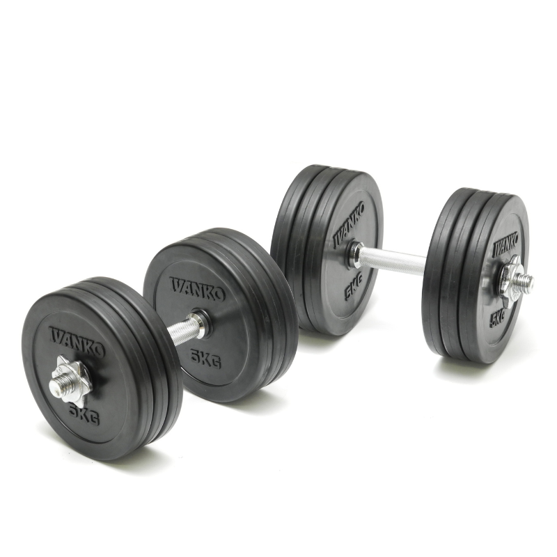 IVANKO (イヴァンコ)28mm RUBK ラバープレートダンベルセット