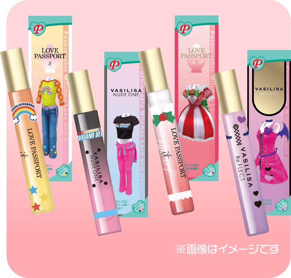 mini-more perfume × オシャレ魔女 ラブandベリー