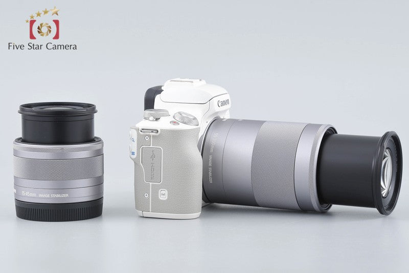 Canon 【中古】Canon キヤノン EOS Kiss M ダブルズームキット