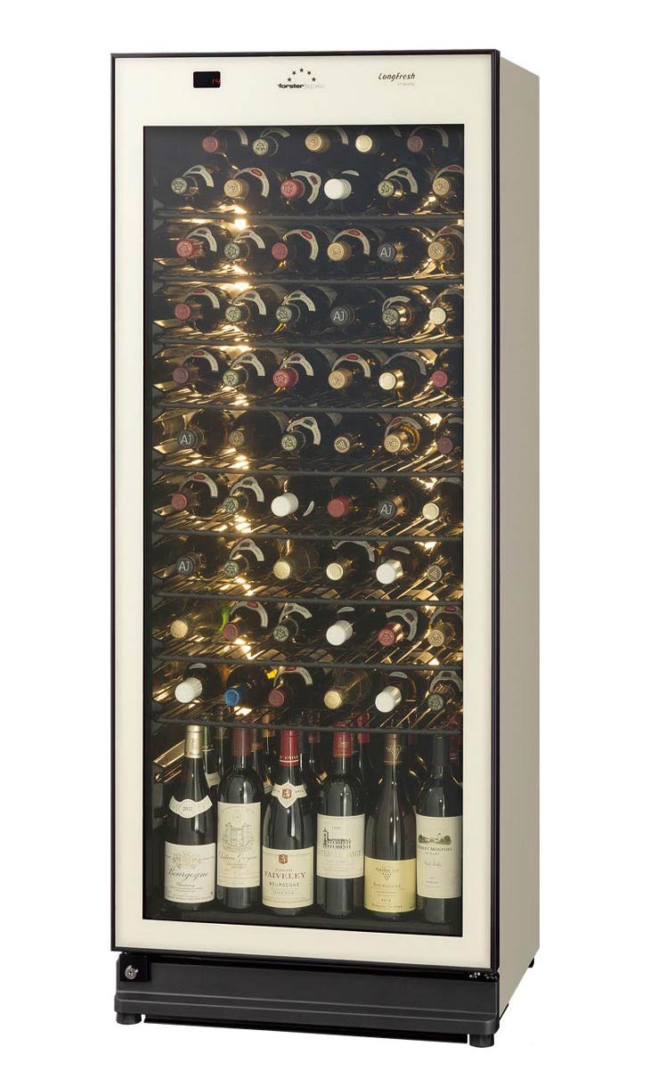 ST-RV273GL(A) ロングフレッシュ セラー [ガラス扉/左開き/77本収納