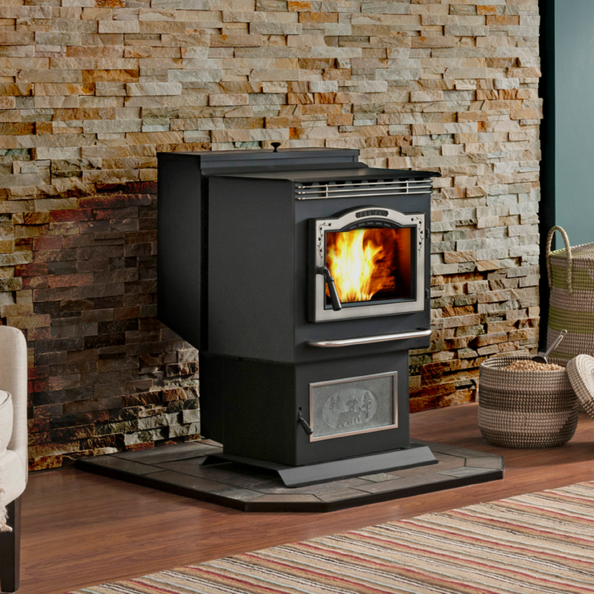 Harman P61-C Pellet Stove - Fireside Hearth & Home