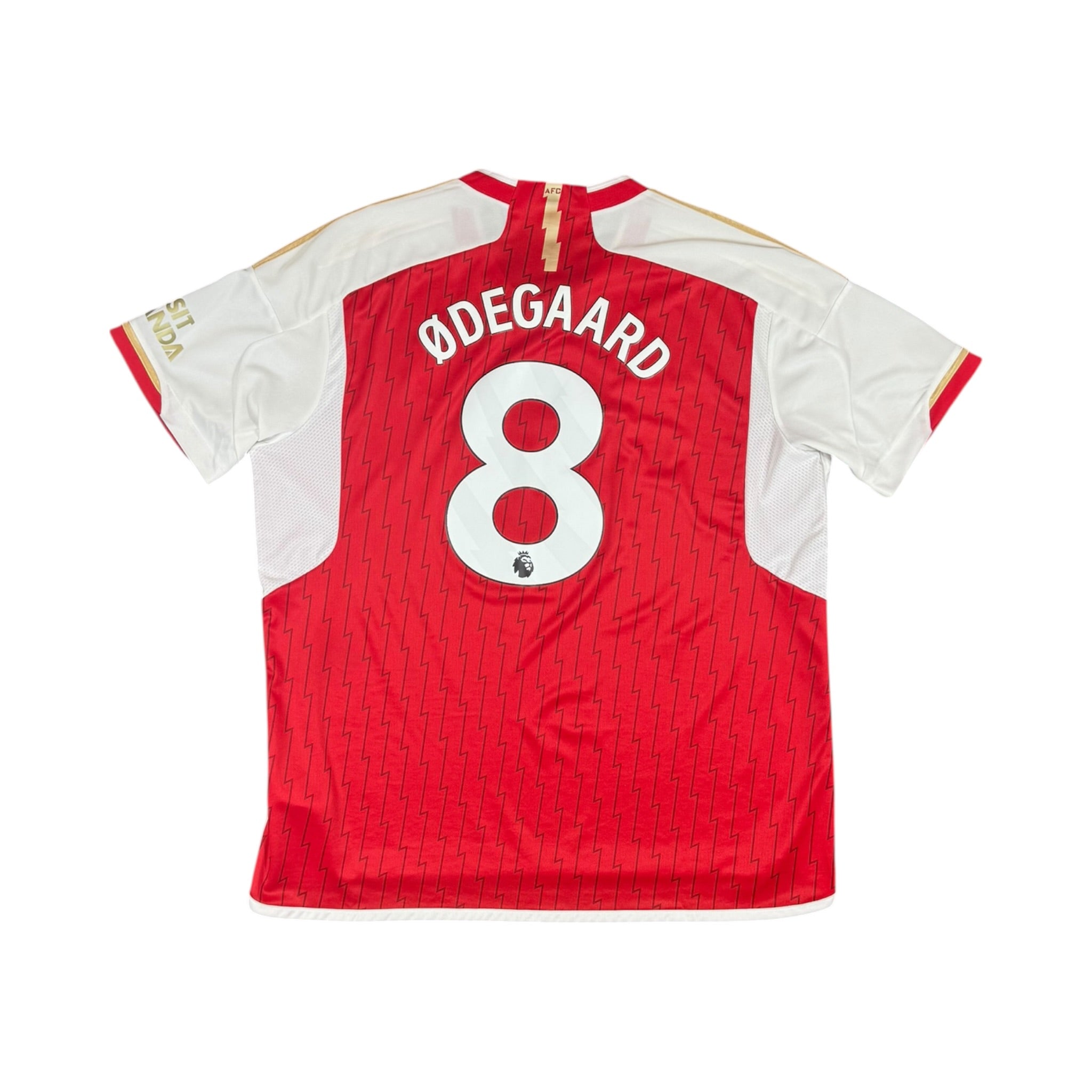 2023-24 Arsenal Adidas Home Shirt #8 ODEGAARD - 9/10 - (2XL