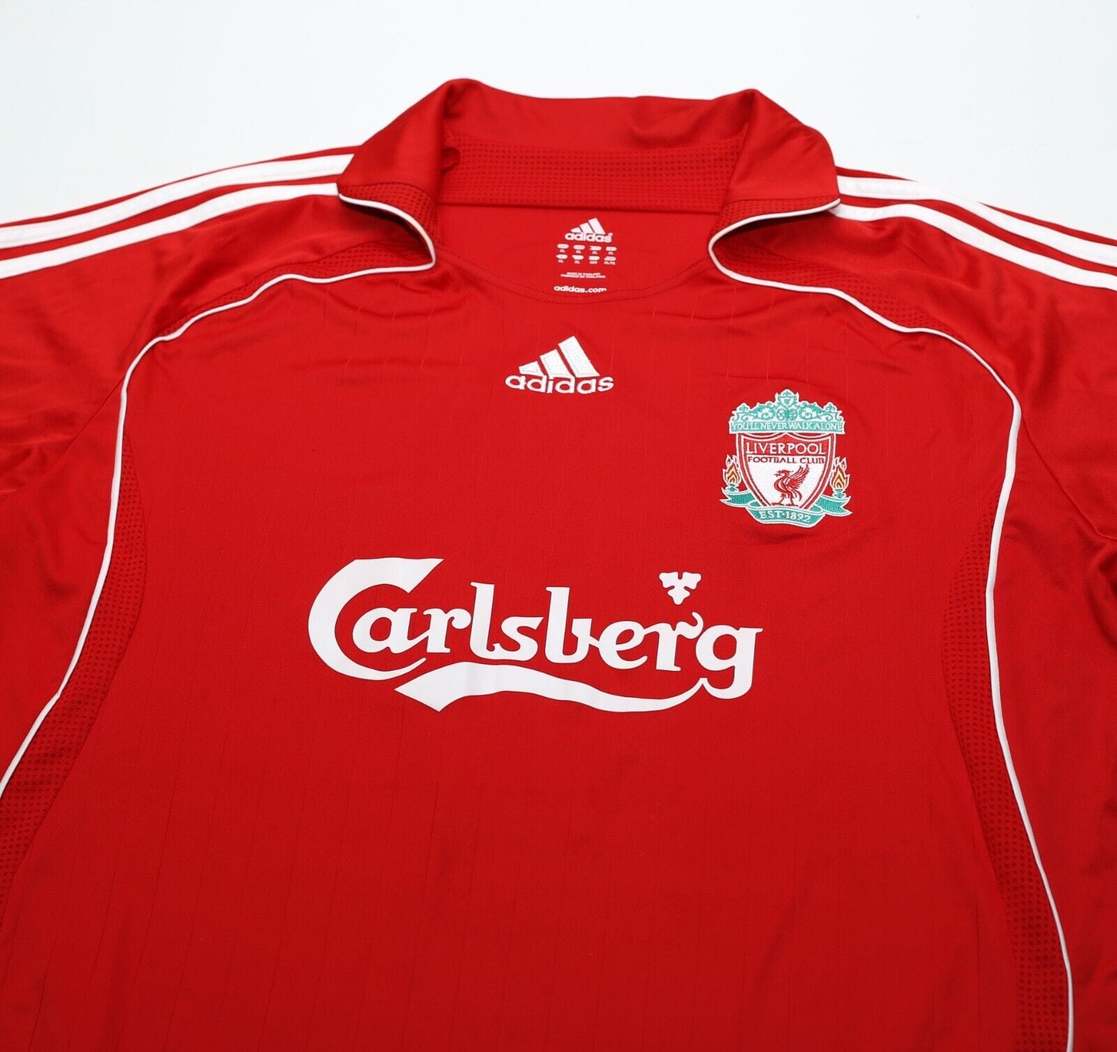 2006/08 TORRES #9 Liverpool Vintage adidas Home Football Shirt