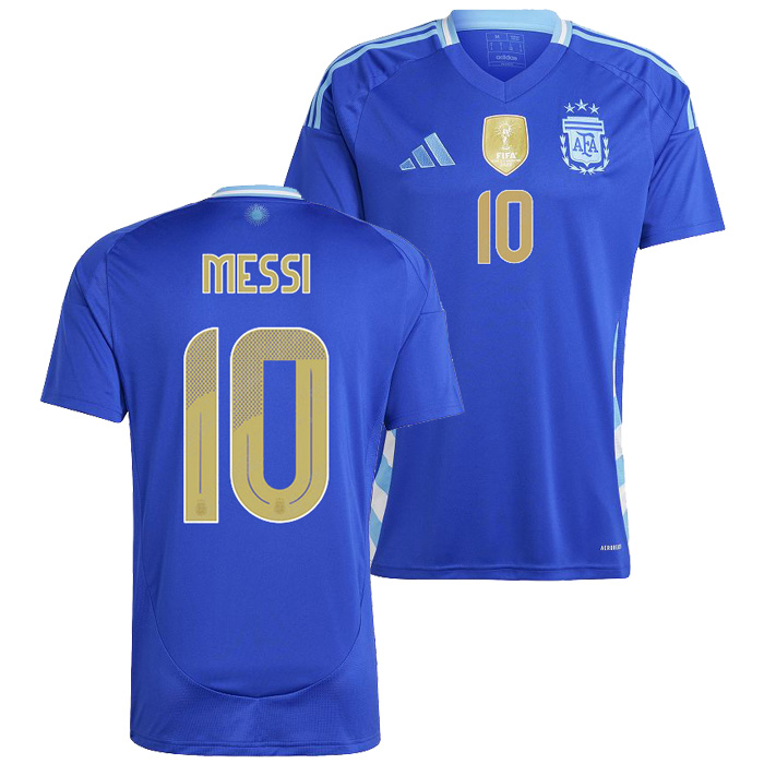 アルゼンチン代表 2024 アウェイ 半袖 ユニフォーム No.10 メッシ