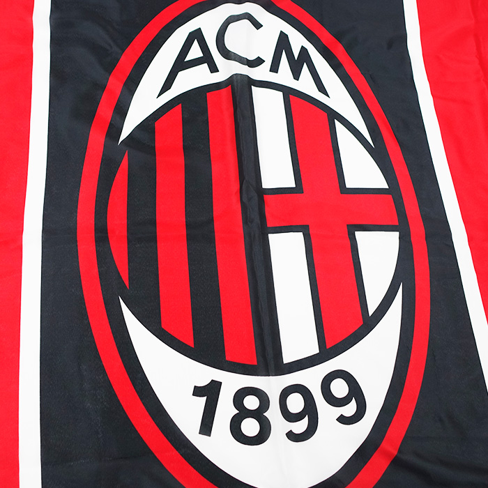 ACミラン オフィシャル ラージフラッグ (レッド×ブラック)(MI.040_1
