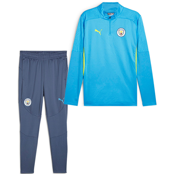 マンチェスターシティ 24-25 1/4ジップ トレーニングトップ＆パンツ