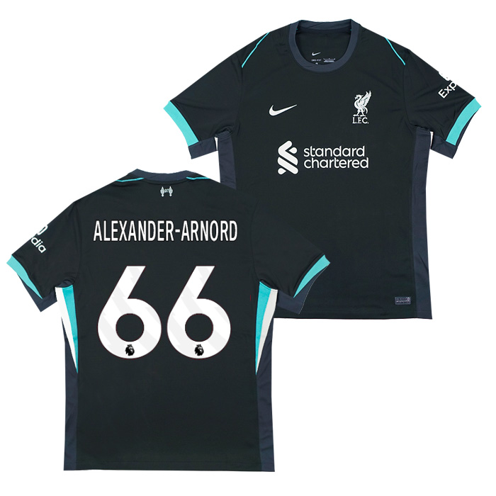 リバプール 24-25 アウェイ 半袖 ユニフォーム No.66 アレクサンダー
