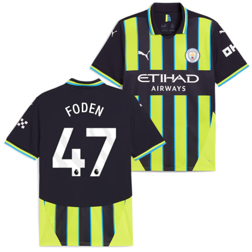 マンチェスターシティ 24-25 アウェイ 半袖 ユニフォーム No.10 グリー