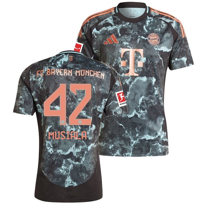 バイエルンミュンヘン 24-25 アウェイ 半袖 ユニフォーム No.42