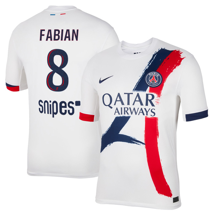 パリ・サンジェルマン 24-25 アウェイ 半袖 ユニフォーム No.8