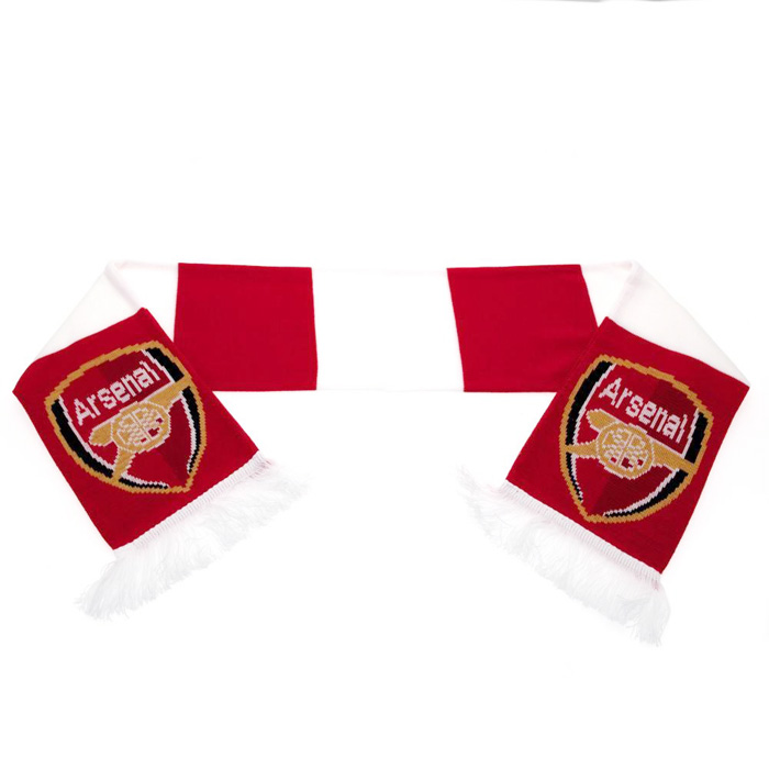 アーセナル オフィシャル マフラー BAR(レッド×ホワイト) | サッカー