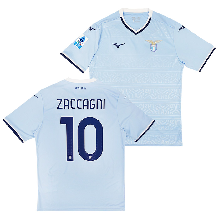 ラツィオ 24-25 ホーム 半袖 ユニフォーム No.10 ザッカーニ (セリエA