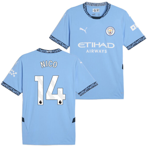 マンチェスターシティ 24-25 ホーム 半袖 ユニフォーム No.19