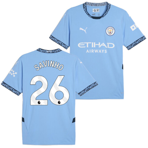 マンチェスターシティ 24-25 ホーム 半袖 ユニフォーム No.82 リコ