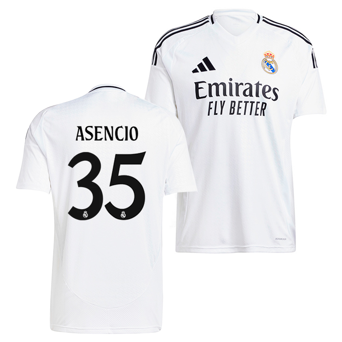 レアルマドリード 24-25 ホーム 半袖 ユニフォーム No.35 ラウール