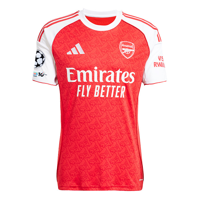 アーセナル 25-26 ホーム 半袖 ユニフォーム No.8 ウーデゴール (CL