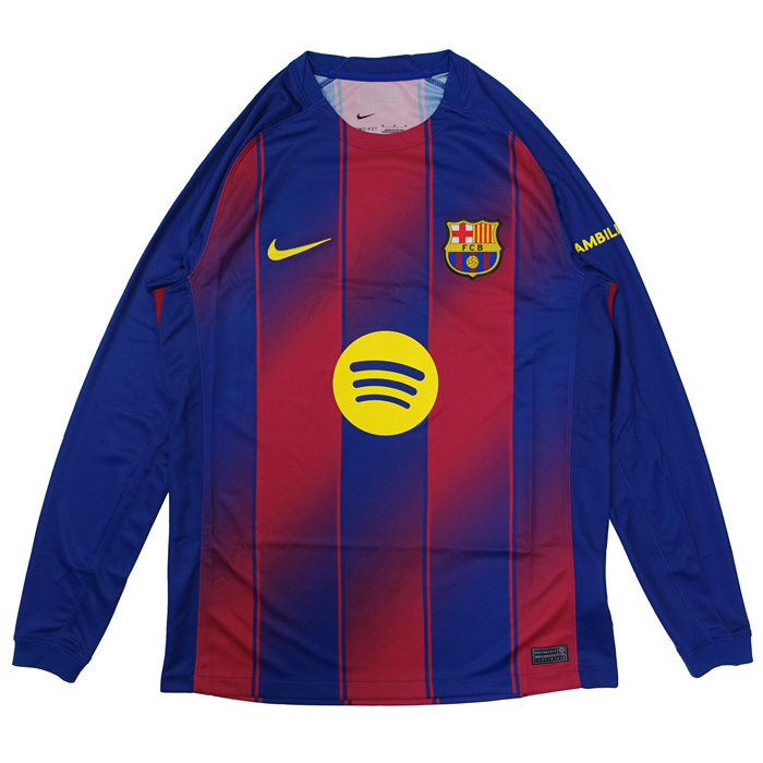 FCバルセロナ 25-26 ホーム 長袖 ユニフォーム No.10 ラミン・ヤマル +