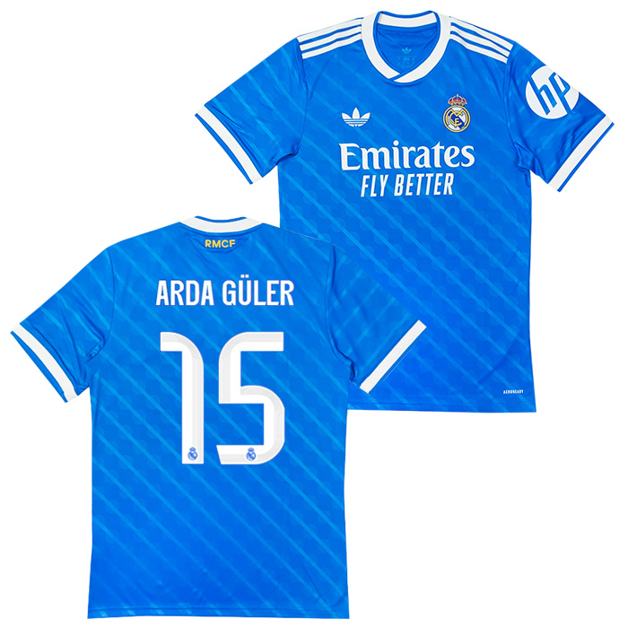 レアルマドリード 25-26 サード 半袖 ユニフォーム No.15 アルダ