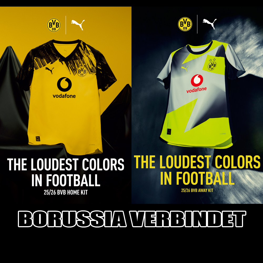 ドルトムント 2025-26 HOME&AWAY ユニフォーム 発売中！ | サッカー