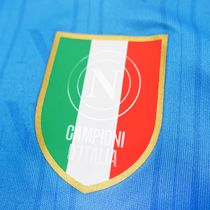 SSCナポリ 25-26 ホーム半袖 ユニフォーム No.8 マクトミネイ+セリエA